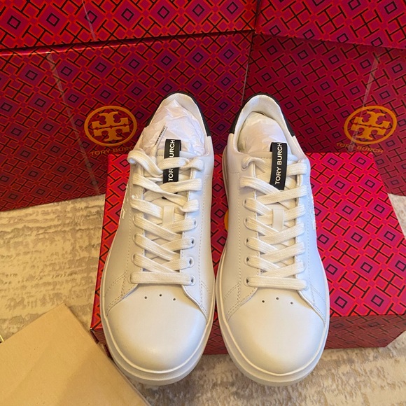 Tory Burch Women’s Double Howell Court Sneakers - Picture 3 of 10